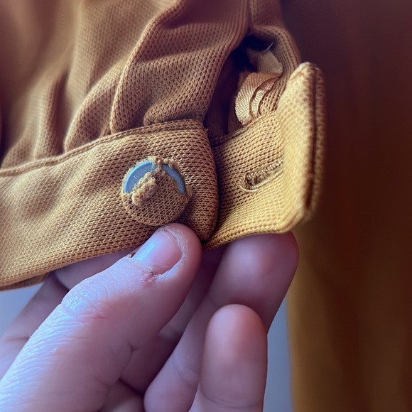 Vintage Sears Roebuck Golden Yellow MIDI Dress - Picture 5 of 6